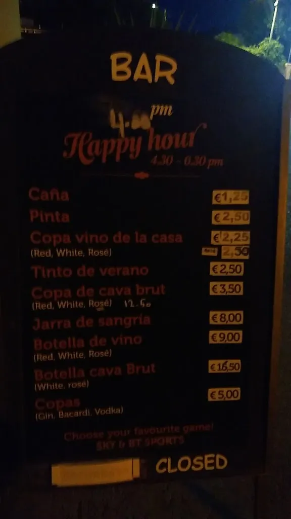 Menu_Restaurante-Bar La Venta De Alfaix_Gallardos Los_image_1