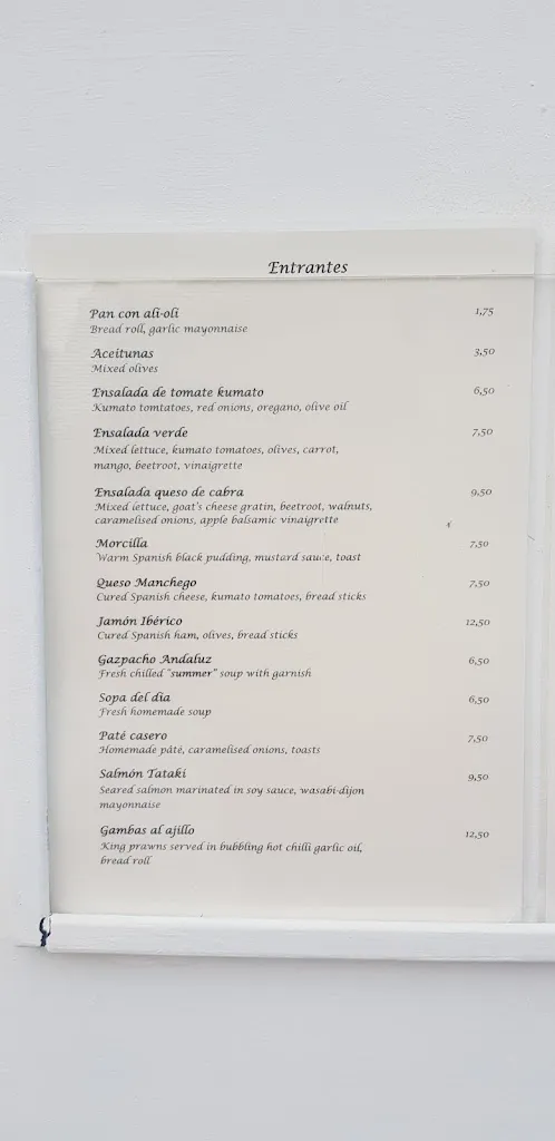 Menu_Restaurante-Bar La Venta De Alfaix_Gallardos Los_image_2