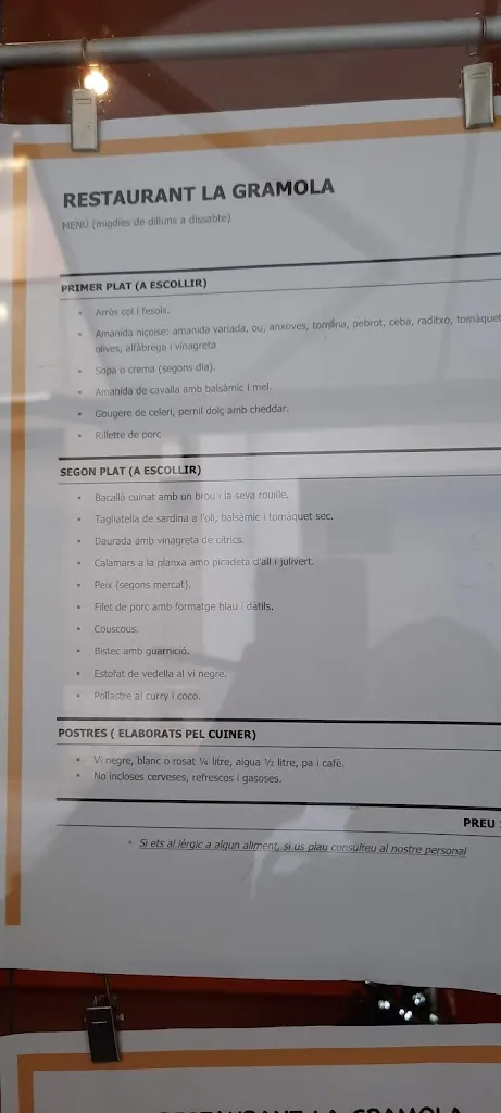 Menu_Restaurant La Gramola_Amposta_image_4