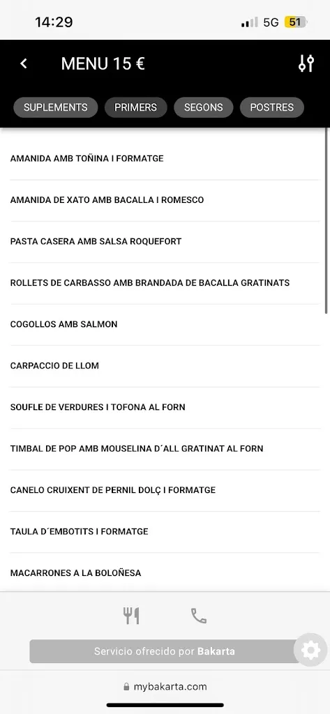 Menu_Restaurant Els Ullals_Amposta_image_1