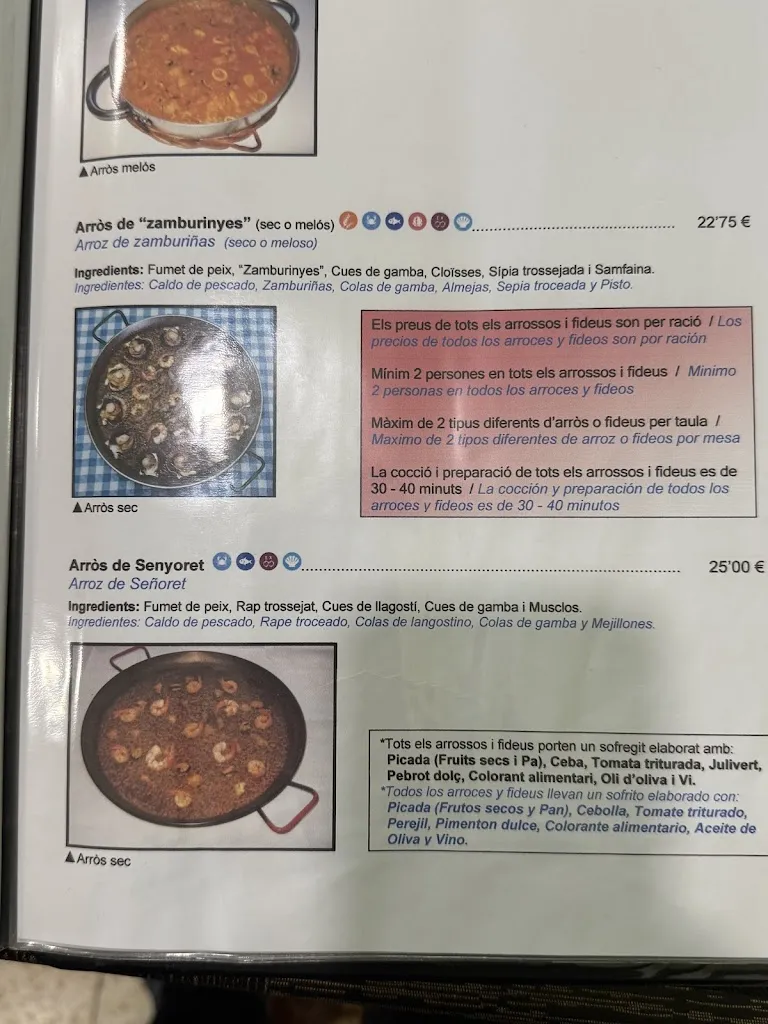 Menu_La Barraca del Delta_Amposta_image_3