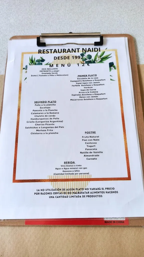 Menu_Restaurante Naidi_Amposta_image_2