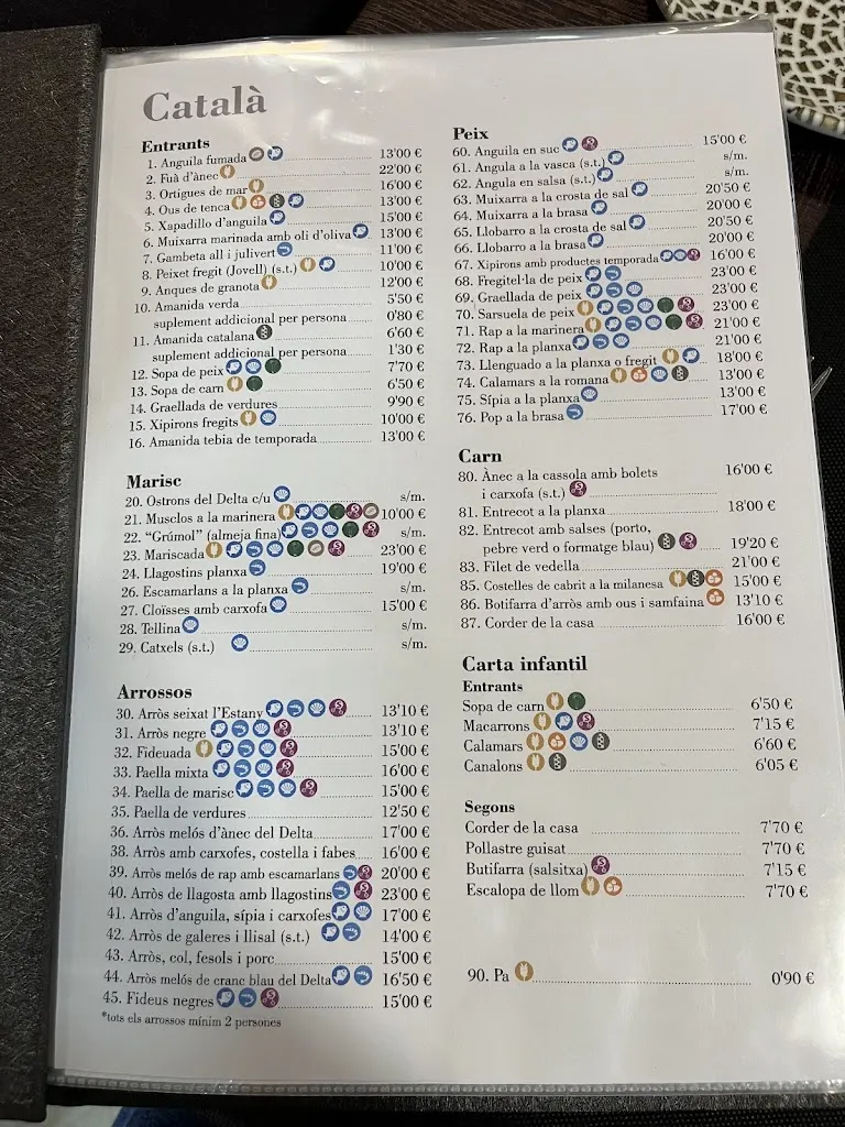 Menu_Restaurant La Casa de Fusta_Amposta_image_4