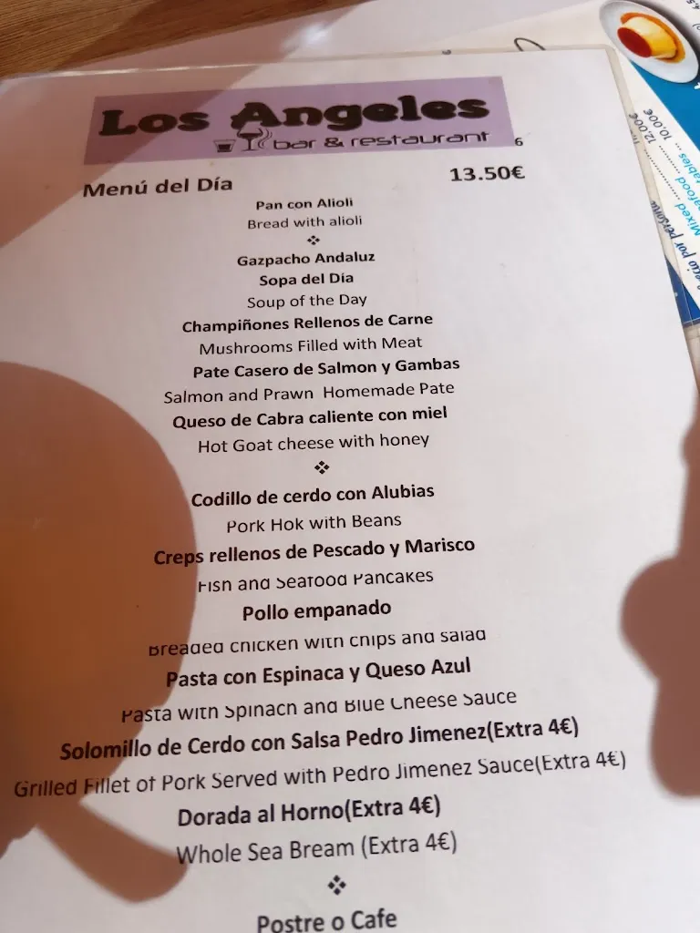 Menu_Restaurante Bar Los Angeles_Gallardos Los_image_2