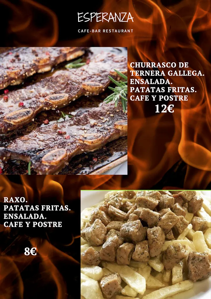 Menu_Esperanza Cafe&Bar_Corcubión_immagine_1