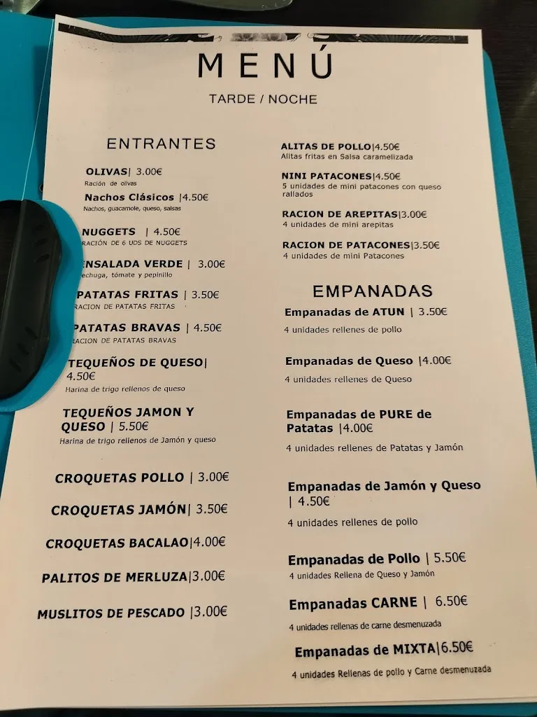 Menu_RESTOBAR LA CASCADA_Amposta_image_1