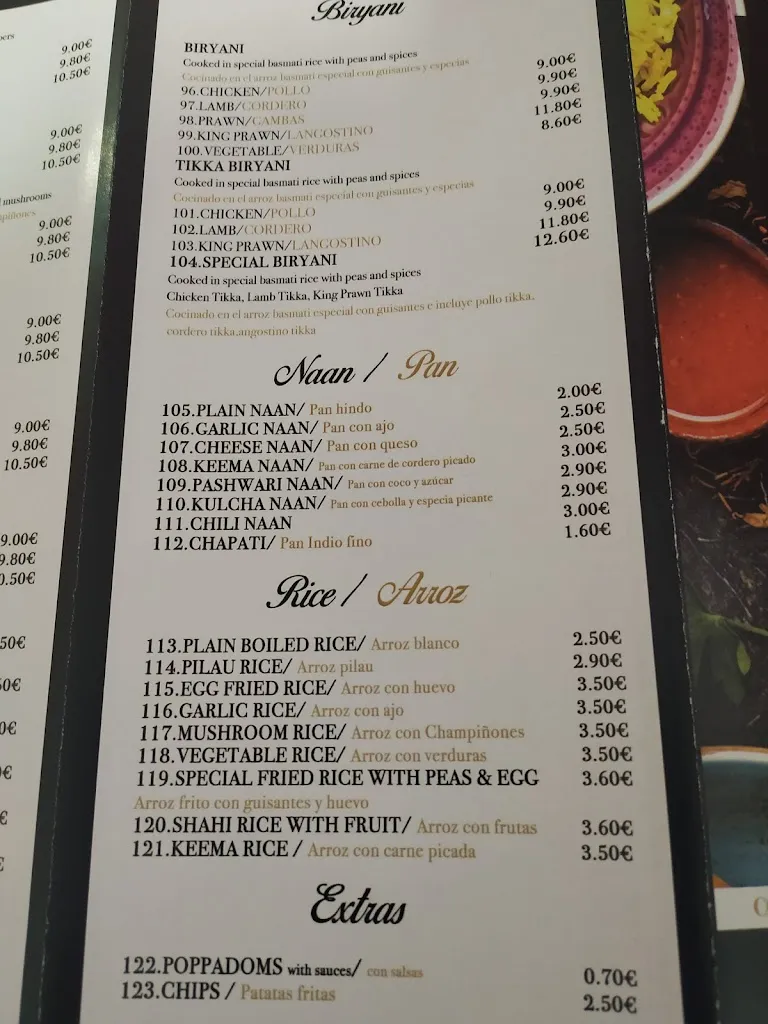 Menu_Karma Bara Restaurante Indio_Líjar_image_2