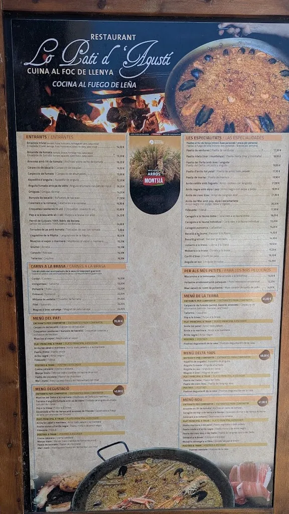 Menu_Lo Pati d'Agustí_Amposta_image_1