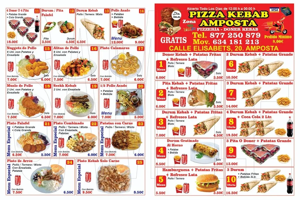 Menü_Pizza Kebab Amposta | Soylent Green_Amposta_Bild_1