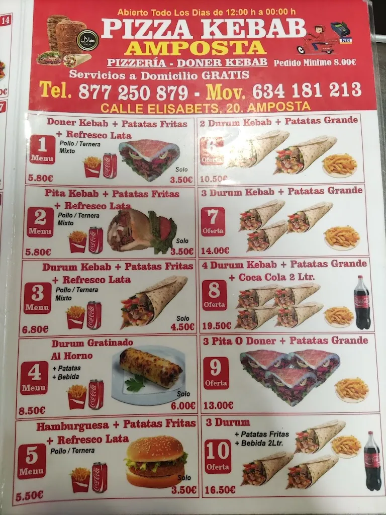 Menü_Pizza Kebab Amposta | Soylent Green_Amposta_Bild_3