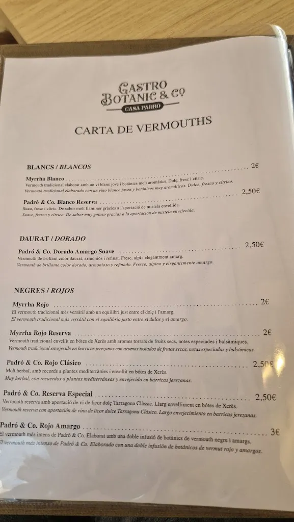 Menu_Gastro Botànic & Co. - Casa Padró_Bràfim_image_1
