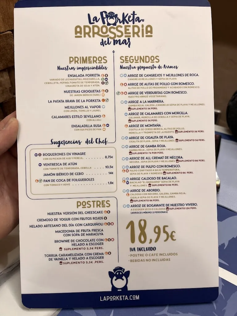 Menu_LA PORKETA_Calafell_image_1