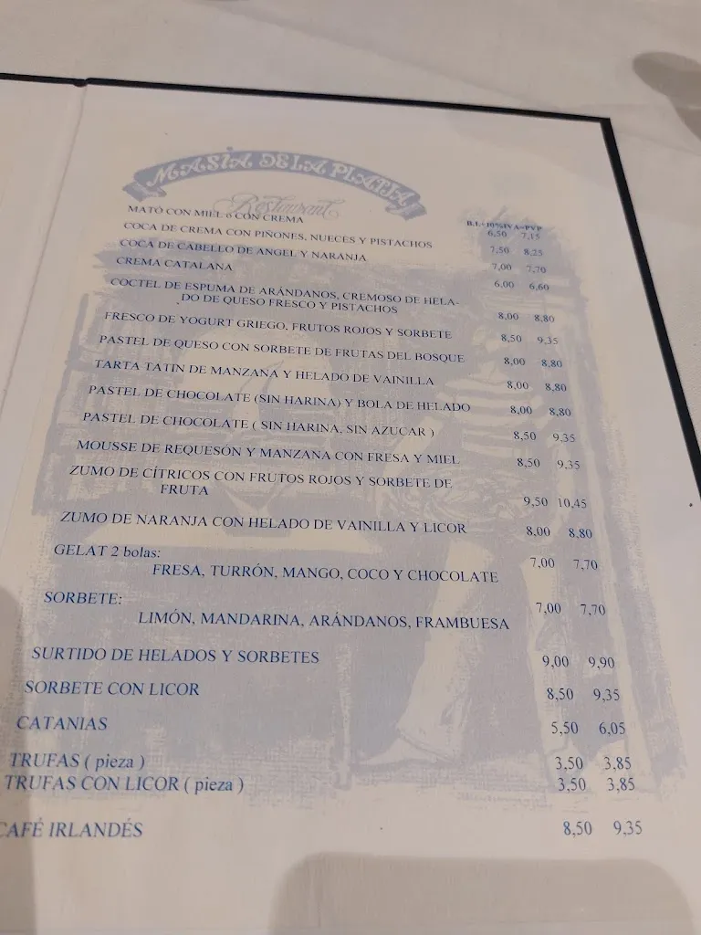 Menu_Restaurant Masía de la Platja_Calafell_image_3