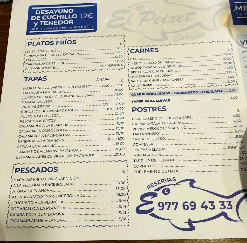 Menu_El Peixet_Calafell_image_1