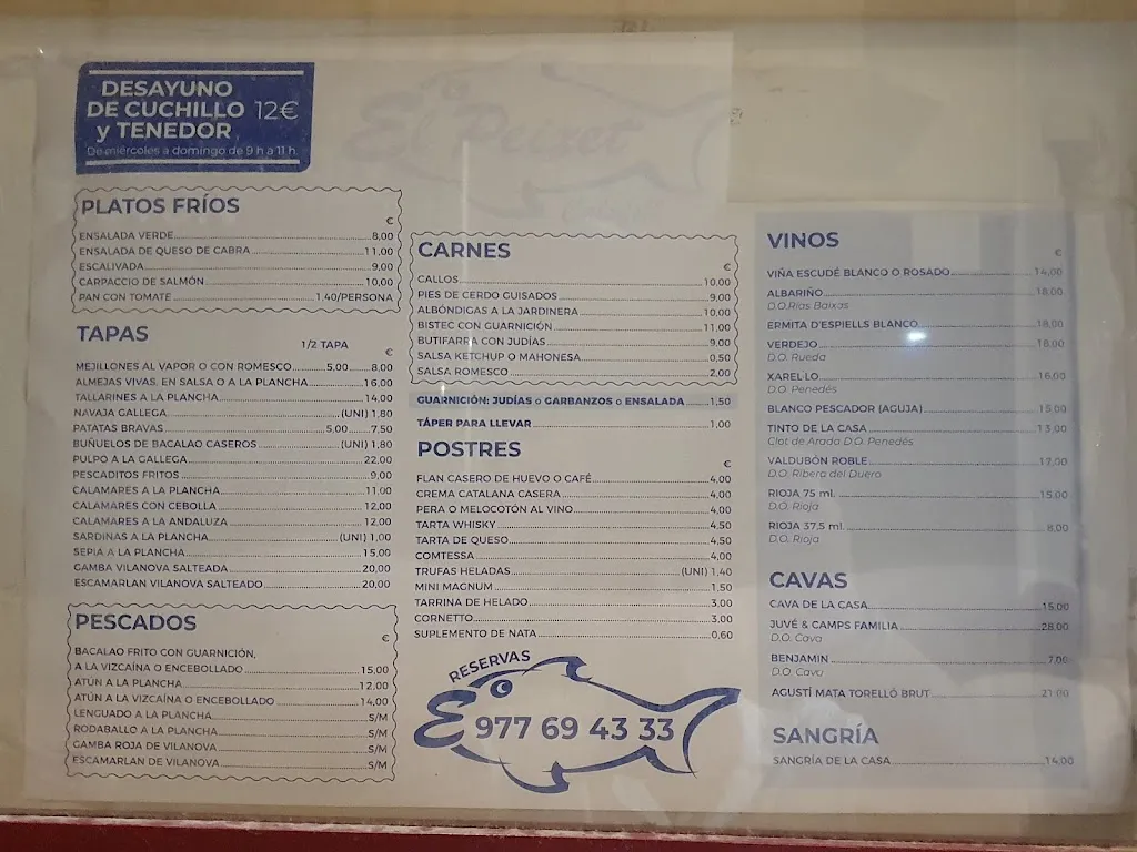 Menu_El Peixet_Calafell_image_2