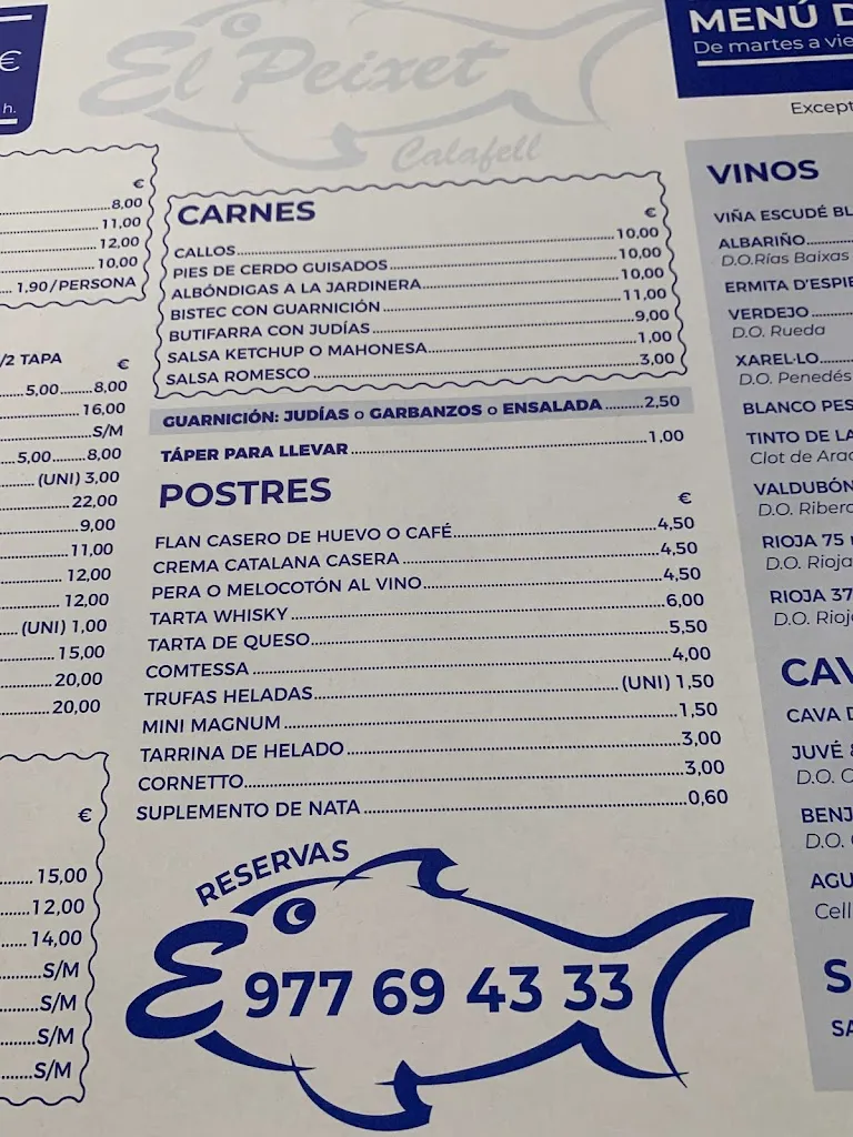 Menu_El Peixet_Calafell_image_3