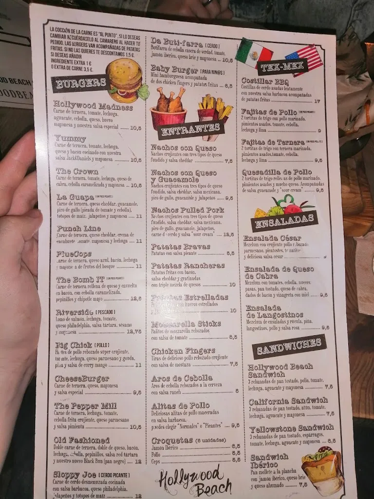 Menu_Hollywood Beach l Restaurante Calafell_Calafell_image_1