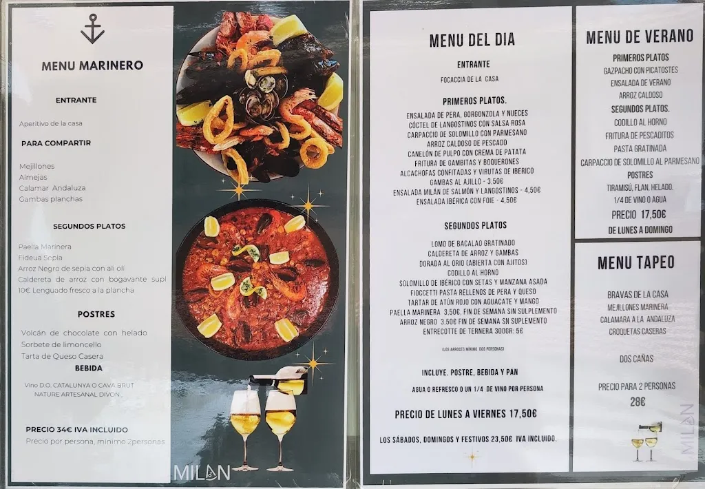 Menu_Restaurante Milán Calafell_Calafell_image_3