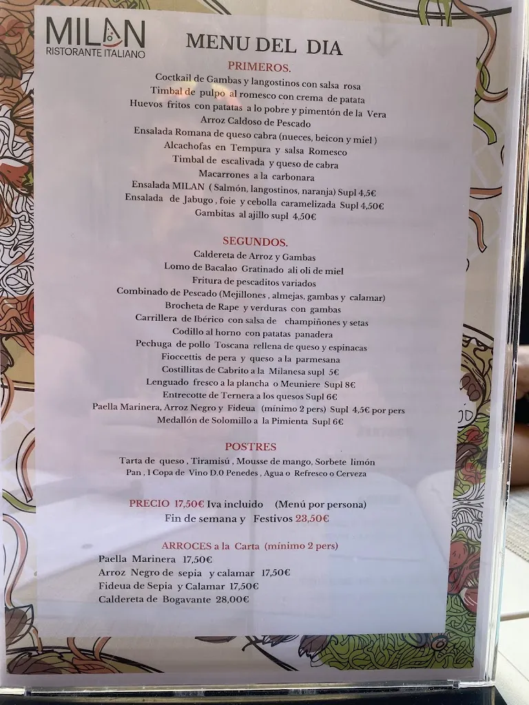 Menu_Restaurante Milán Calafell_Calafell_image_4