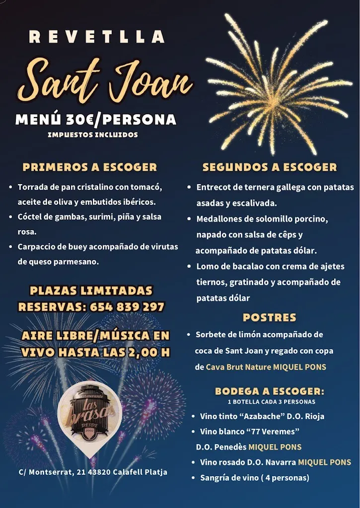 Menu_Restaurante Las Brasas Calafell_Calafell_immagine_1