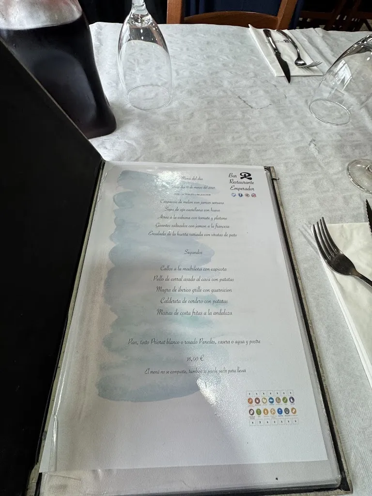 Menu_Bar Restaurant Emperador_Calafell_immagine_4