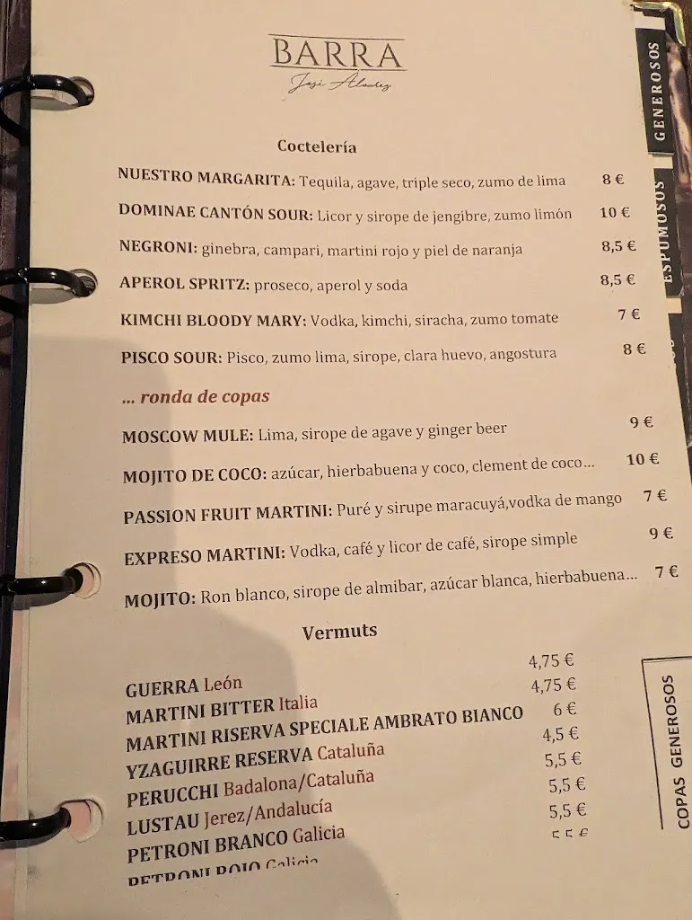 Menu_BARRA José Álvarez_Ejido El_image_1