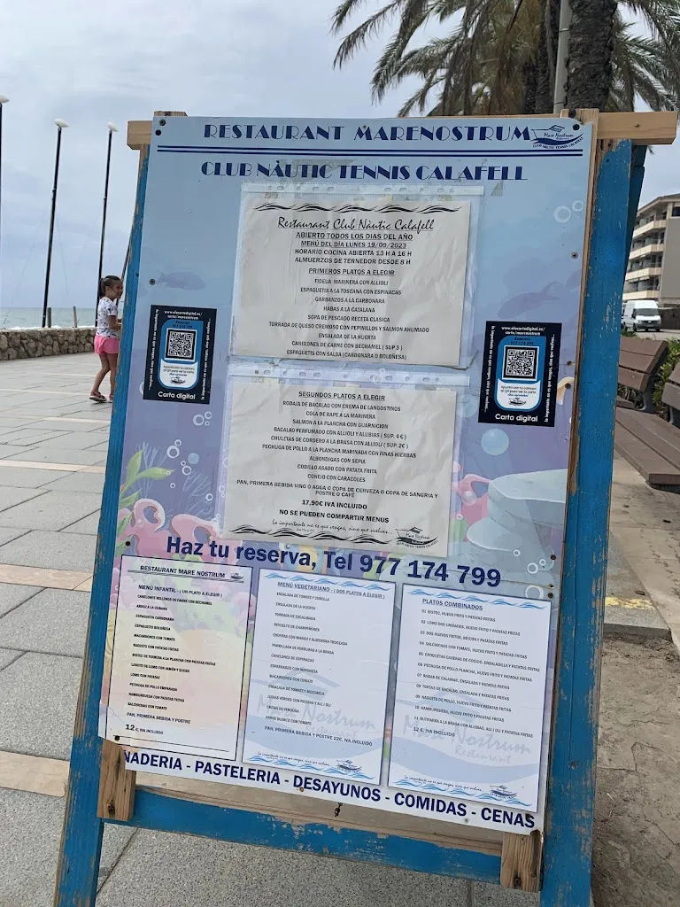 Menu_Mare Nostrum Restaurant - Club Nàutic Calafell_Calafell_image_1
