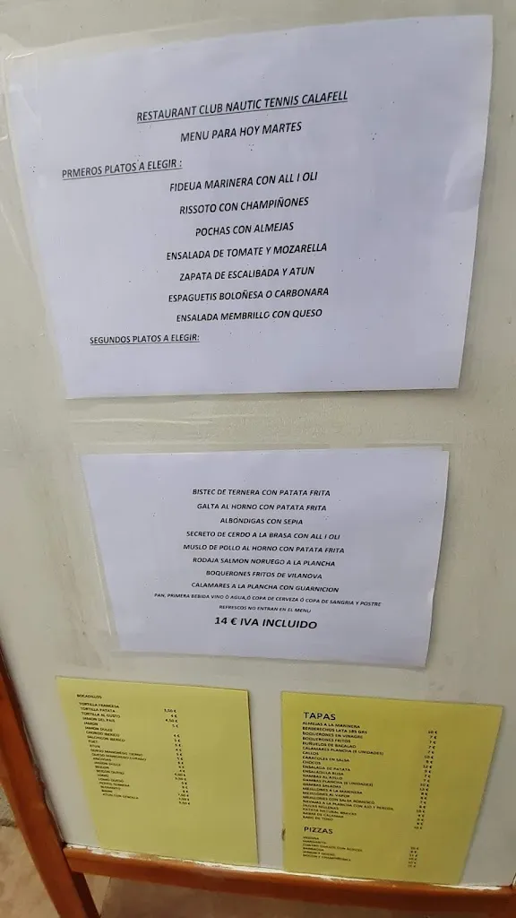 Menu_Mare Nostrum Restaurant - Club Nàutic Calafell_Calafell_image_4