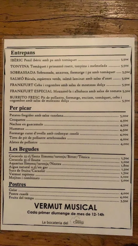 Menu_Forn de la Canonja_Canonja La_image_2