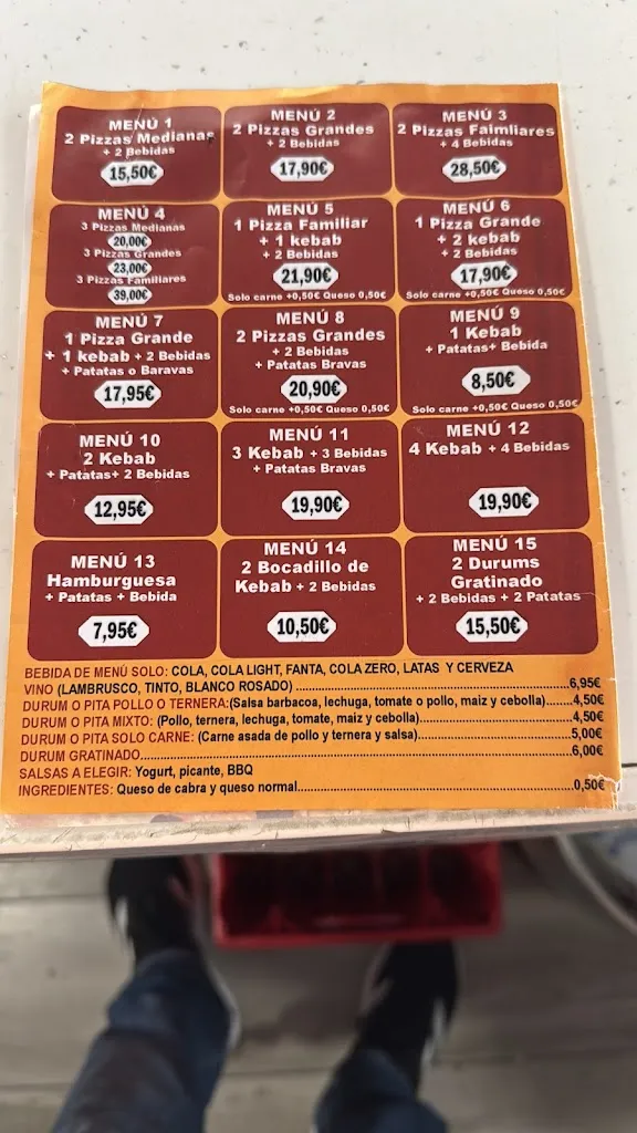 Menu_Pizzeria Metro_Canonja La_image_2