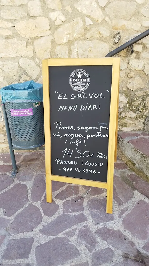 Menu_Bar Restaurant El Grèvol_Capafonts_image_4