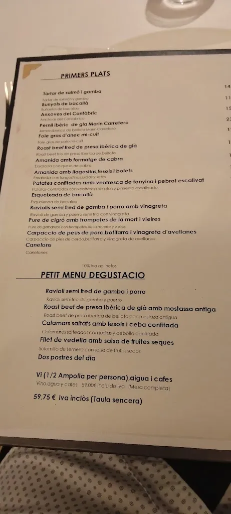 Menu_Sanromà Restaurant_Castellvell del Camp_image_4