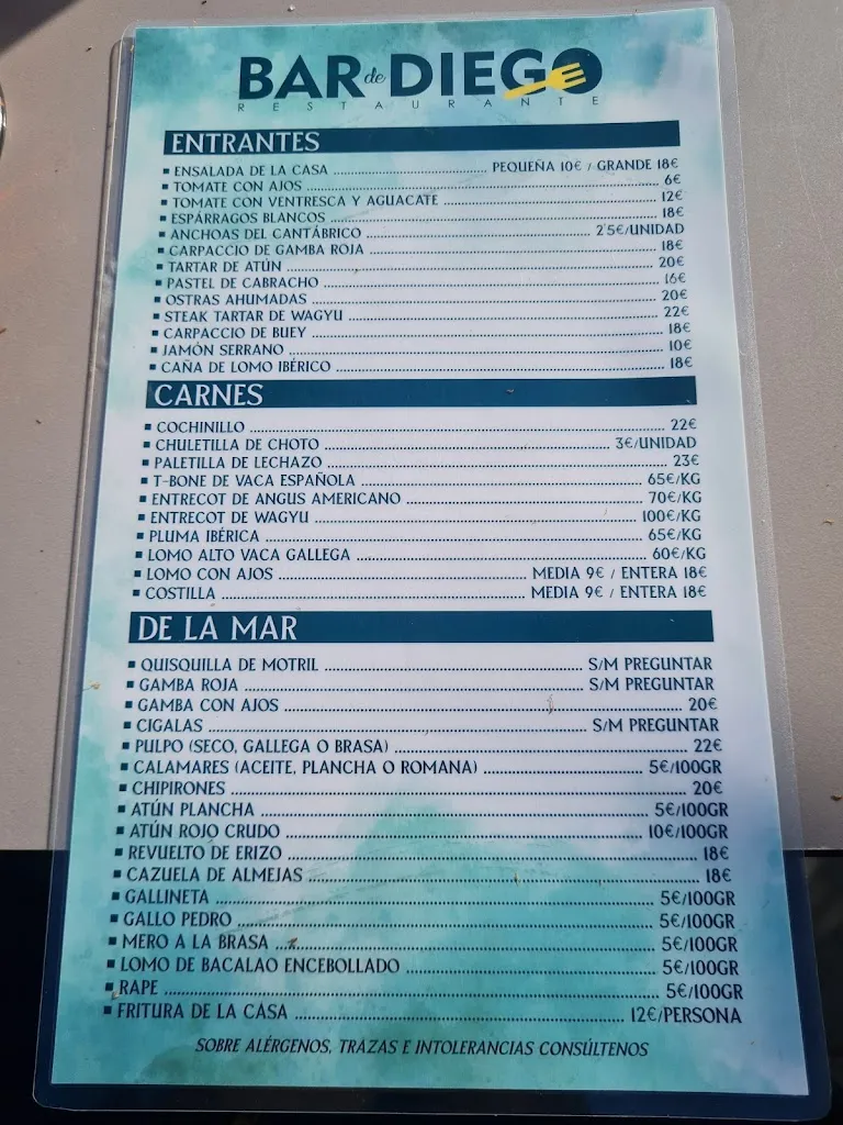 Menü_El Bar de Diego_Ejido El_Bild_1