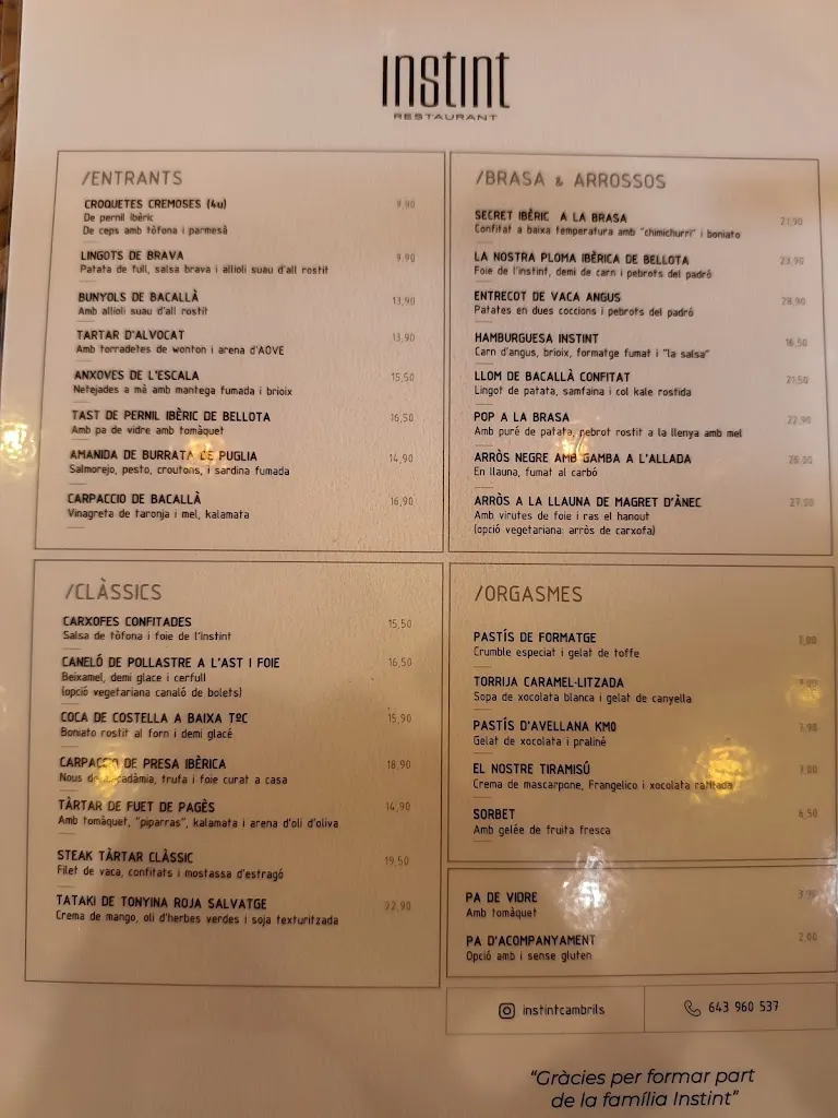 Menu_Instint Restaurante_Cambrils_image_1