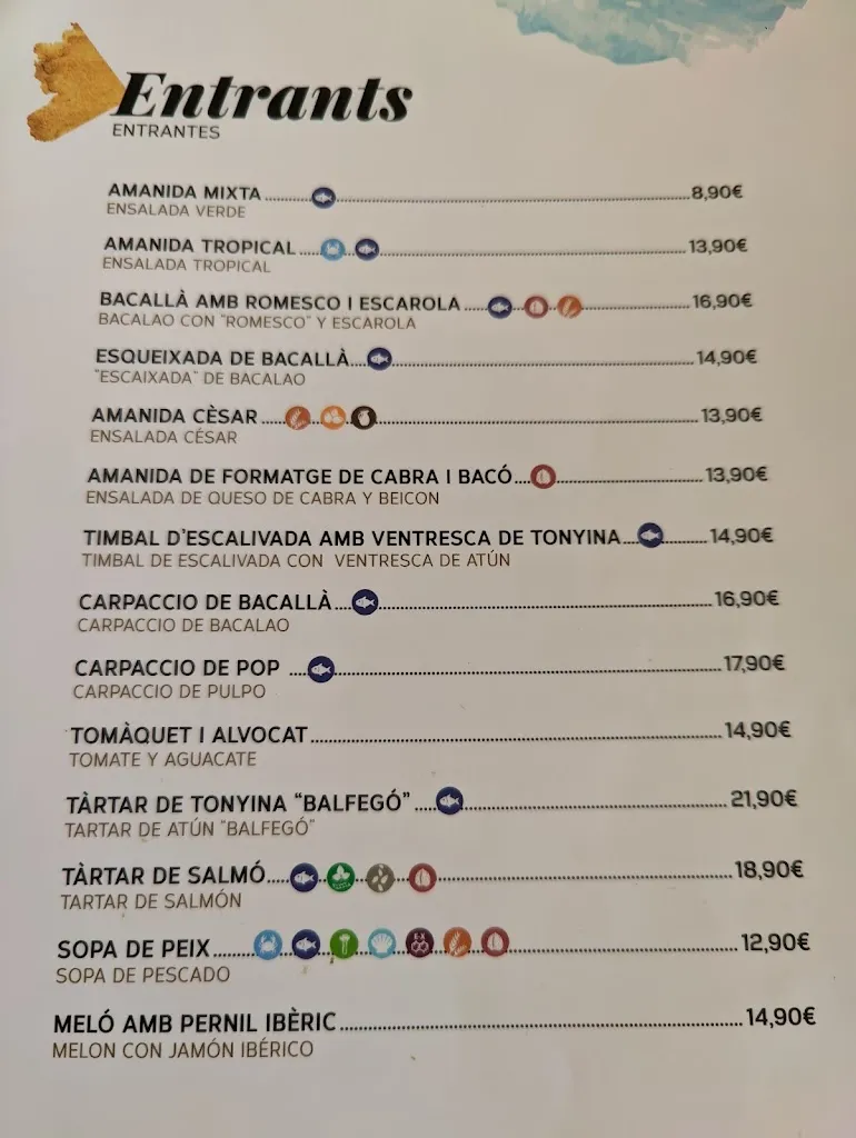Menu_Restaurant Les Barques - Cuina marinera tradicional_Cambrils_image_3