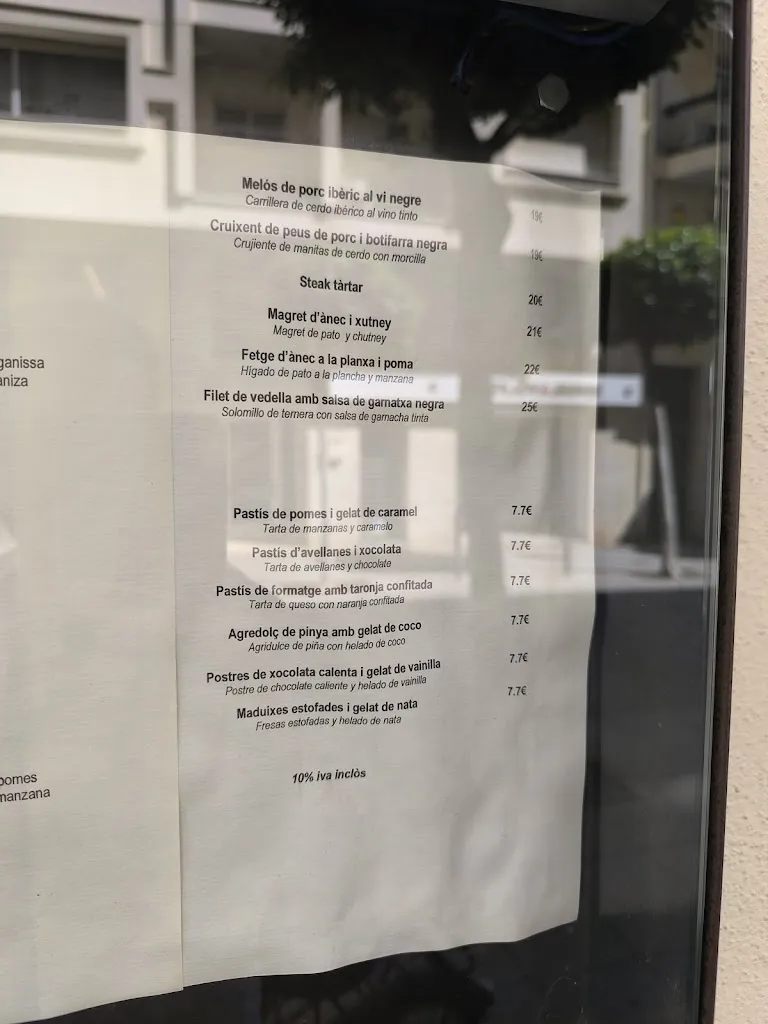Menu_Bresca Restaurant_Cambrils_image_2