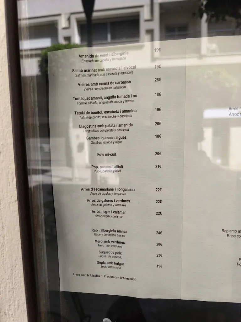 Menu_Bresca Restaurant_Cambrils_image_4