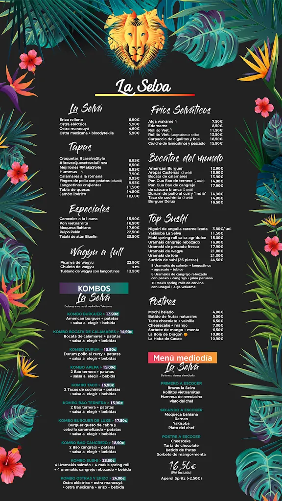Menu_La Selva Street Food Cambrils_Cambrils_image_1
