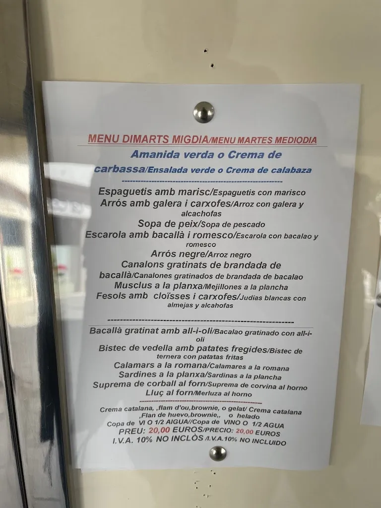 Menu_Restaurant Montserrat_Cambrils_immagine_4