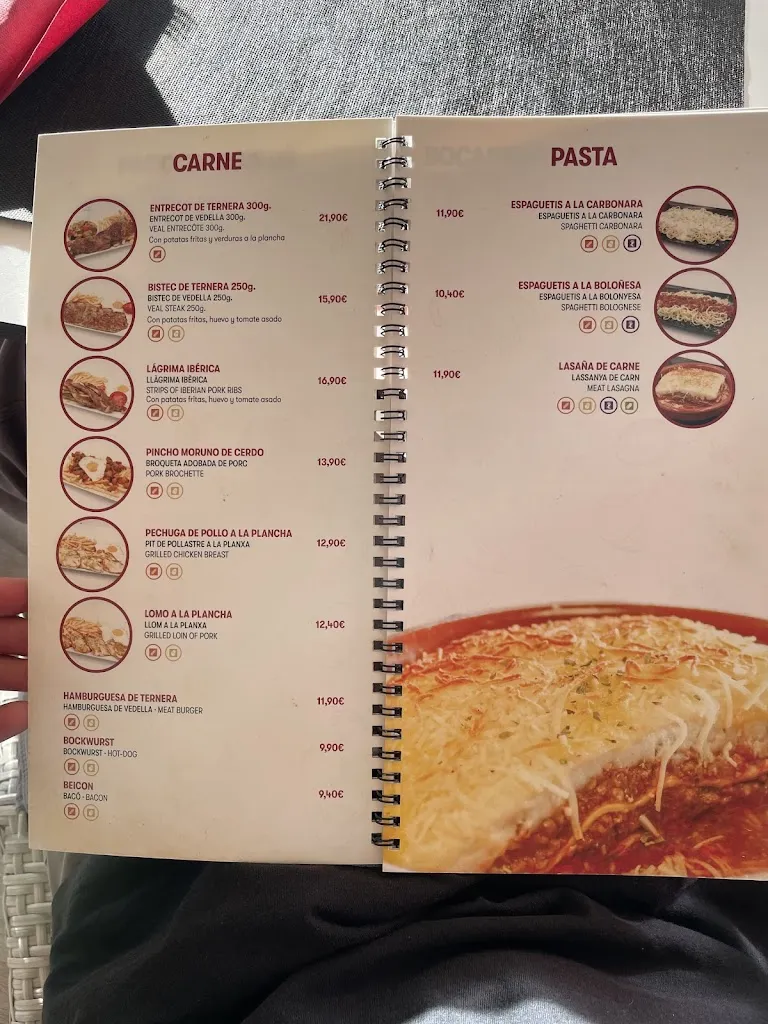 Menu_Bar Restaurant - Sol y Sombra_Cambrils_image_2