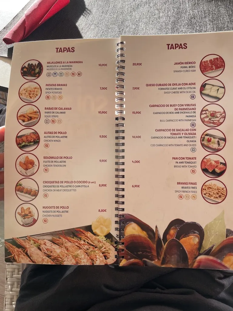 Menu_Bar Restaurant - Sol y Sombra_Cambrils_image_3
