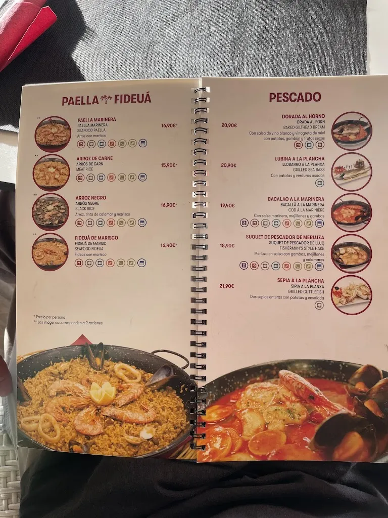 Menu_Bar Restaurant - Sol y Sombra_Cambrils_image_4