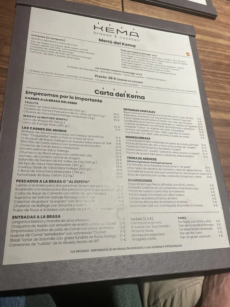 Menu_Restaurant Kema Cambrils_Cambrils_image_3