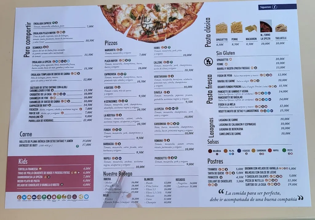 Menu_Pizzería Ristorante La Spezia_Ejido El_image_1