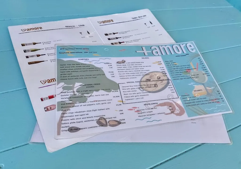 Menu_Chiringuito Amore_Cambrils_image_1