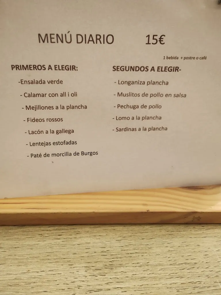 Menu_BAR RESTAURANT CAL SISCU_Cambrils_immagine_1