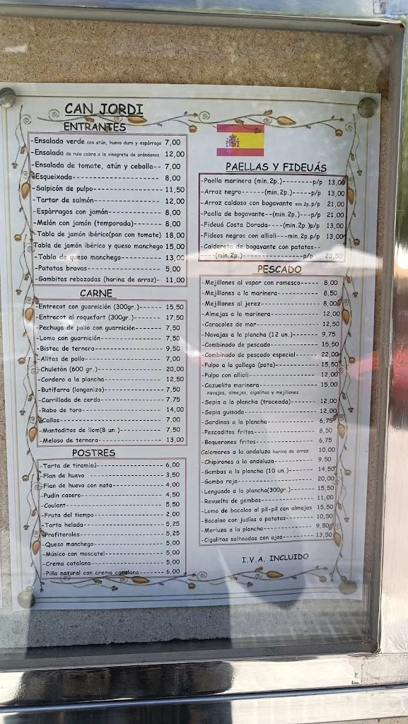 Menu_Restaurant Can Jordi_Cambrils_immagine_1