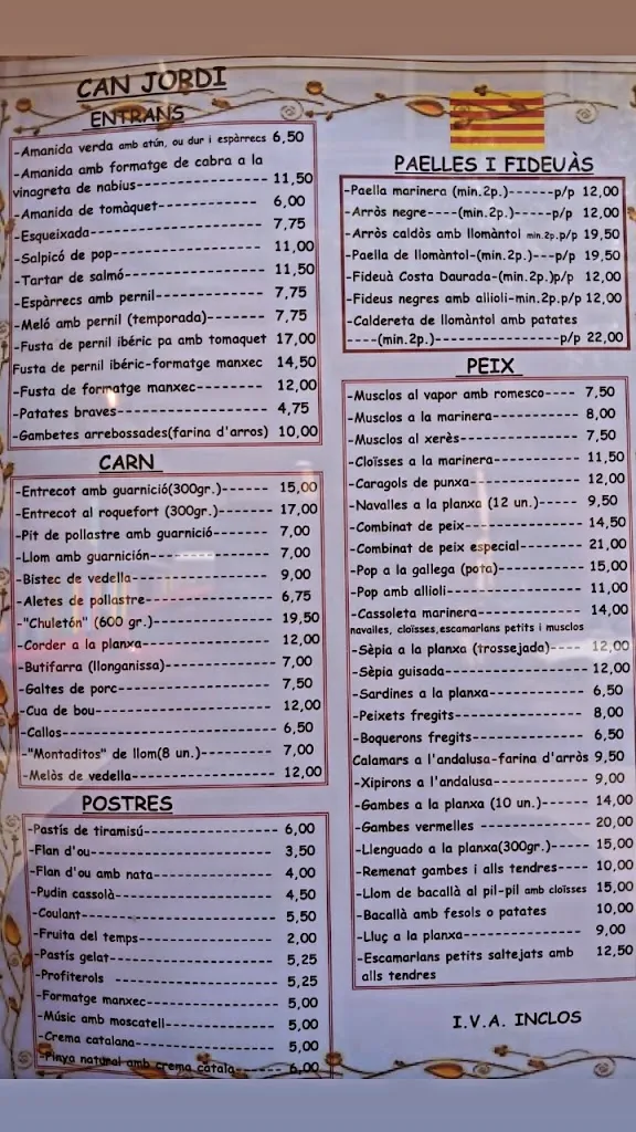 Menu_Restaurant Can Jordi_Cambrils_immagine_2