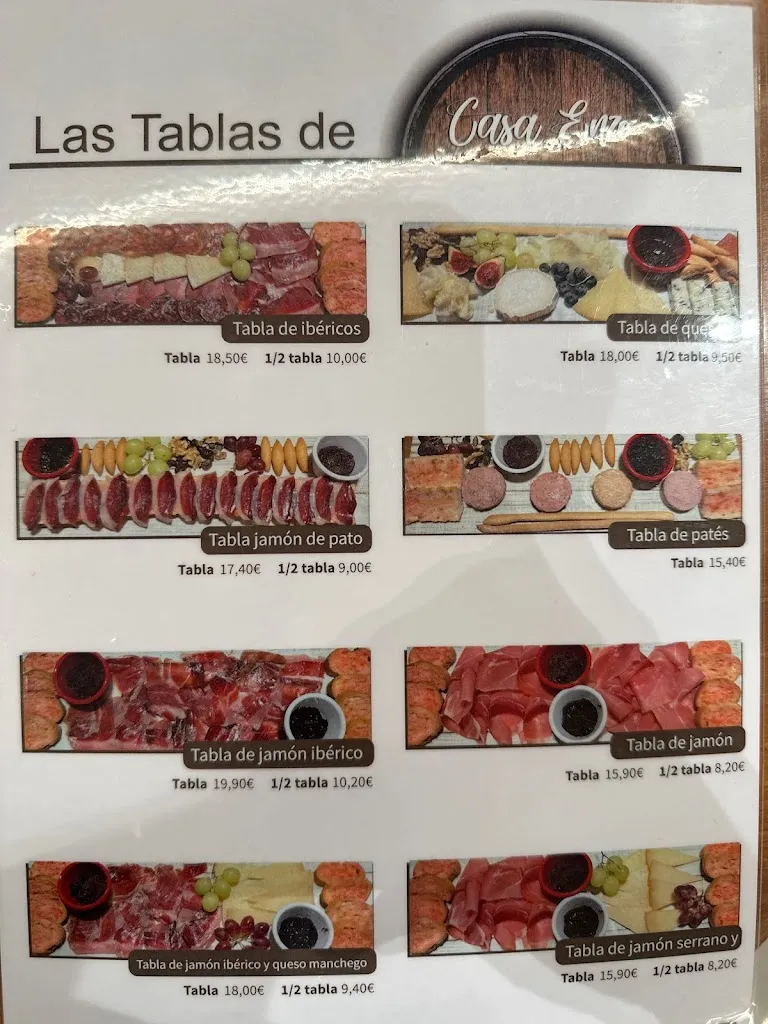 Menu_Restaurante Casa Enzo_Cambrils_immagine_1