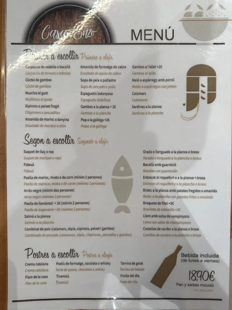 Menu_Restaurante Casa Enzo_Cambrils_immagine_2